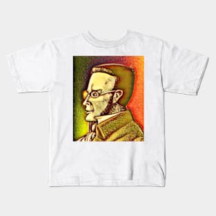 Max Stirner Snow Portrait | Max Stirner Artwork 13 Kids T-Shirt